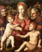 Agnolo Bronzino Holy Family with St.Anne and the Infant St.John china oil painting artist
